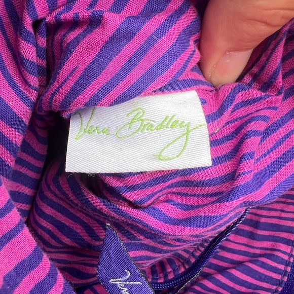 EUC-Vera Bradley Impressionista Double Front Zipper Crossbody Bag - Picture 6 of 11